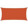 vidaXL Voile d'ombre 2 x 6 m HDPE Rectangulaire Orange