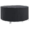 vidaXL Housse pour meubles Noir 200 x 200 x 71 cm Tissu Oxford 210D