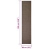 vidaXL Tapis Sisal naturel 66x300 cm Marron