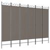 vidaXL Cloison de s&eacute;paration 6 panneaux Anthracite 240x200 cm Tissu