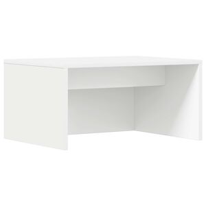 vidaXL Bureau mural Blanc Bois d'ing&eacute;nierie 60 x 45 x 30 cm