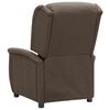 vidaXL Fauteuil &eacute;lectrique de massage Taupe Tissu