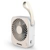 Perel Ventilateur portable &agrave; USB Cr&egrave;me et blanc