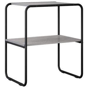 vidaXL Table console Sonoma gris 80 x 42,5 x 70 cm Bois d'ing&eacute;nierie