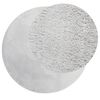 vidaXL Tapis HUARTE &agrave; poils courts doux et lavable gris &Oslash; 160 cm