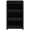 vidaXL Armoire de cuisine d'extérieur noir 55x55x92 cm bois pin massif