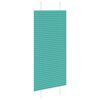 vidaXL Store pliss&eacute; vert p&eacute;trole 60x150 cm largeur du tissu 59,4 cm