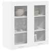 vidaXL Armoire suspendue Blanc 80 x 31 x 80 cm Bois d'ing&eacute;nierie