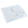 vidaXL Serviettes de plage 2 pcs blanc 60x135 cm tissu 400 GSM