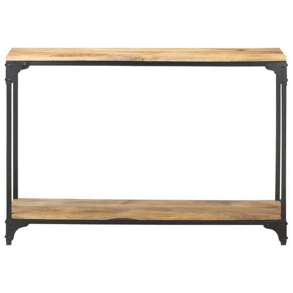 vidaXL Table console 110x30x75 cm Bois de manguier massif