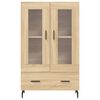 vidaXL Buffet haut ch&ecirc;ne sonoma 69,5x31x115 cm bois d'ing&eacute;nierie