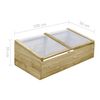 vidaXL Serres 2 pcs Bois de pin impr&eacute;gn&eacute; 100x50x35 cm