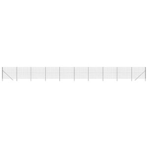 vidaXL Cl&ocirc;ture en treillis m&eacute;tallique anthracite 1,4x25 m