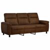 vidaXL Canap&eacute; Marron 214 x 90 x 95 cm Simili daim
