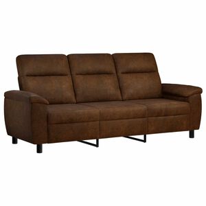 vidaXL Canap&eacute; Marron 214 x 90 x 95 cm Simili daim