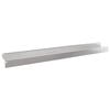 vidaXL Bordure de Pelouse 20 pc 100 x 10 x 8 cm Acier Argent&eacute;