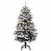 vidaXL Sapin de No&euml;l artificiel articul&eacute; 150 LED et boules 150 cm