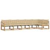 vidaXL Ensemble de canap&eacute;s d'ext&eacute;rieur 6 pc Blanc et Beige