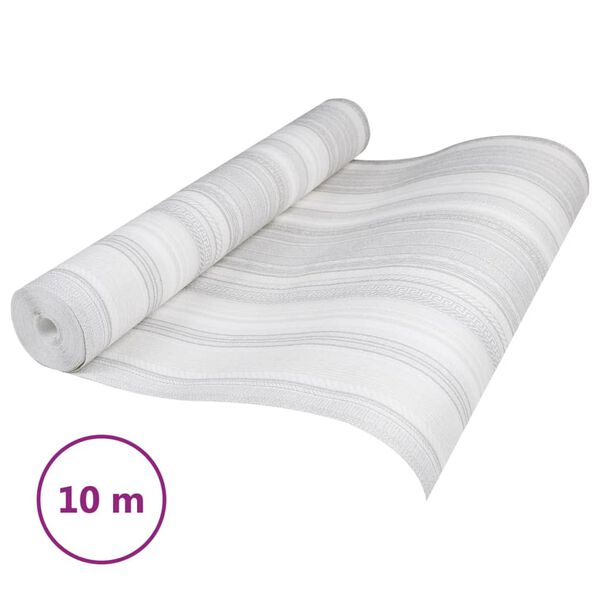 vidaXL Papier peint 3D motif de rayures gris 10x0,53 m non tiss&eacute;