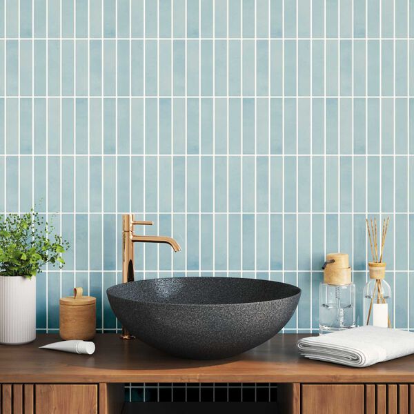 vidaXL Carrelage rectangulaire 10 pcs Vert gris 29 x 23 x 0,08 cm