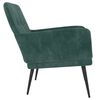 vidaXL Fauteuil Vert foncé 62x79x79 cm Velours