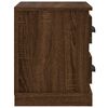 vidaXL Table de chevet ch&ecirc;ne marron 60x35,5x45 cm
