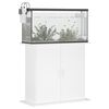 vidaXL Support pour aquarium blanc 81x36x73 cm bois d'ingénierie