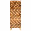 vidaXL Buffet marron et noir 40x33,5x110 cm bois massif de manguier