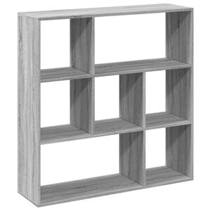 vidaXL &Eacute;tag&egrave;re s&eacute;paratrice de pi&egrave;ce sonoma gris 102x29x103,5 cm