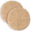 vidaXL Housse de coussin 2 pc HEERLEN Cr&egrave;me &Oslash; 40 cm