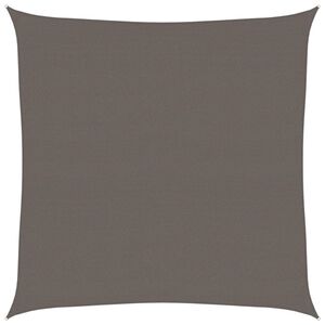 vidaXL Voile d'ombrage 160 g/m&sup2; Anthracite 7x7 m PEHD