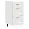 vidaXL Armoire de cuisine Porto blanc bois d'ing&eacute;nierie