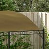 vidaXL Auvent de parasol 3x2,4 m Taupe 180 g/m²