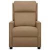 vidaXL Fauteuil inclinable &eacute;lectrique Cappuccino Similicuir