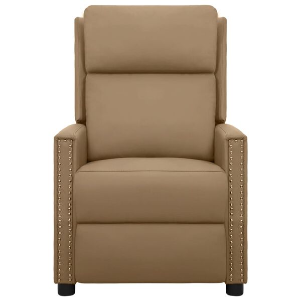 vidaXL Fauteuil inclinable &eacute;lectrique Cappuccino Similicuir