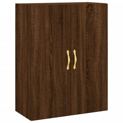 vidaXL Armoire murale chêne marron 69,5x34x90 cm