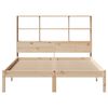 vidaXL Lit biblioth&egrave;que sans matelas 140x190 cm bois de pin massif
