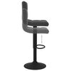 vidaXL Tabouret de bar Noir Velours