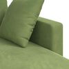 vidaXL Canap&eacute; Vert clair 198 x 134 x 80 cm Velours