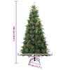 vidaXL Sapin de No&euml;l Artificiel &agrave; Branches Articul&eacute;es Vert 180 cm