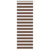 vidaXL Store z&egrave;bre marron 80x230 cm largeur du tissu 75,9 cm polyester