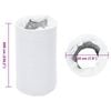 vidaXL Conduit de ventilation aluminium et PVC 6 m &Oslash;20 cm