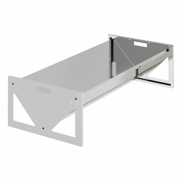vidaXL Trough d'alimentation pour le bétail Argent 108 x 50 x 28 cm