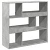 vidaXL Cloison de s&eacute;paration gris b&eacute;ton bois d'ing&eacute;nierie
