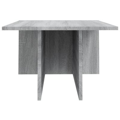 vidaXL Table basse Sonoma gris 111,5x50x33 cm Bois d'ingénierie