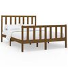 vidaXL Cadre de lit sans matelas marron miel 160x200cm bois pin massif