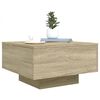 vidaXL Table basse chêne sonoma 55x55x31 cm bois d'ingénierie