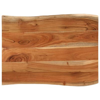 vidaXL Dessus de table 90x60x3,8 cm rectangulaire bois massif d'acacia