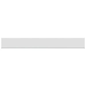 vidaXL Appui de fen&ecirc;tre Blanc 100 x 15 x 4,5 cm PVC