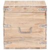vidaXL Coffre 40x40x40 cm Bois d'acacia solide